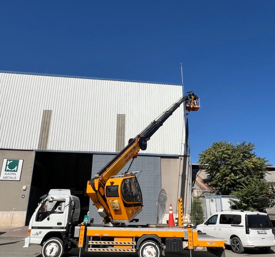 Ankara kiralık sepetli vinç