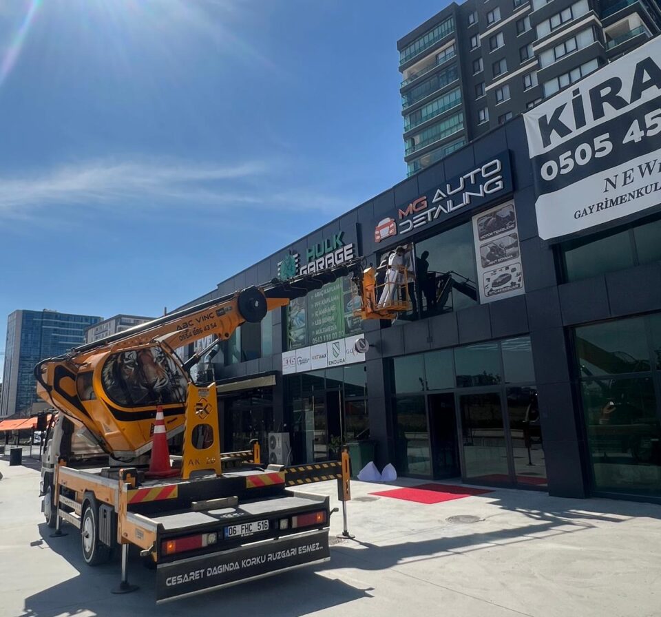 Eryaman kiralık sepetli vinç