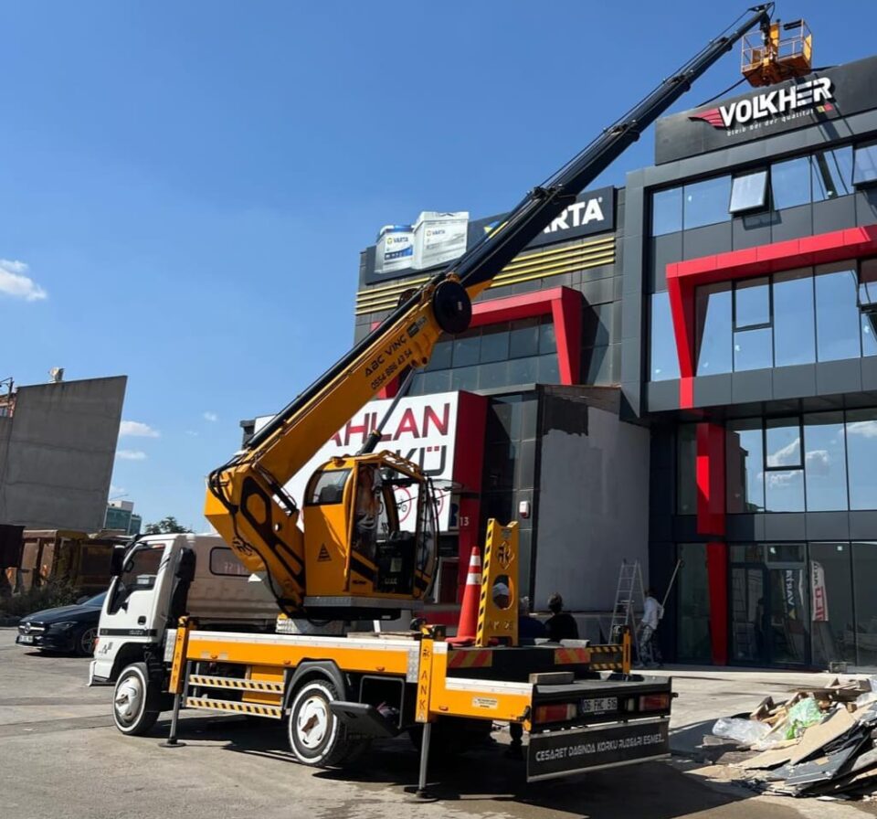 İvedik kiralık sepetli vinç