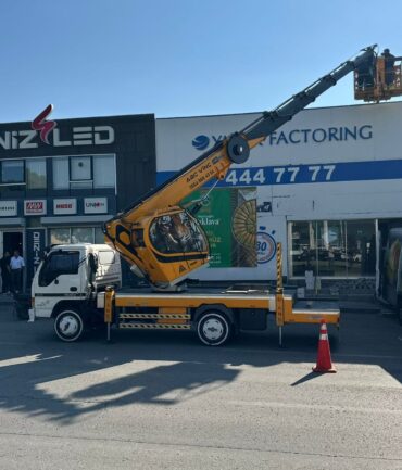 Ostim kiralık sepetli vinç